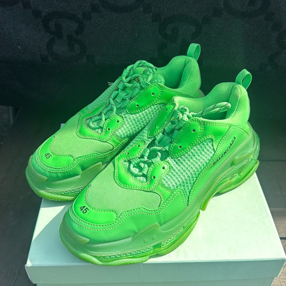 Balenciaga Neon Green Sneakers